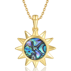 Statement Pendant - Abalone - 0053