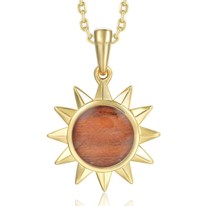 Statement Pendant - Wood - 0053