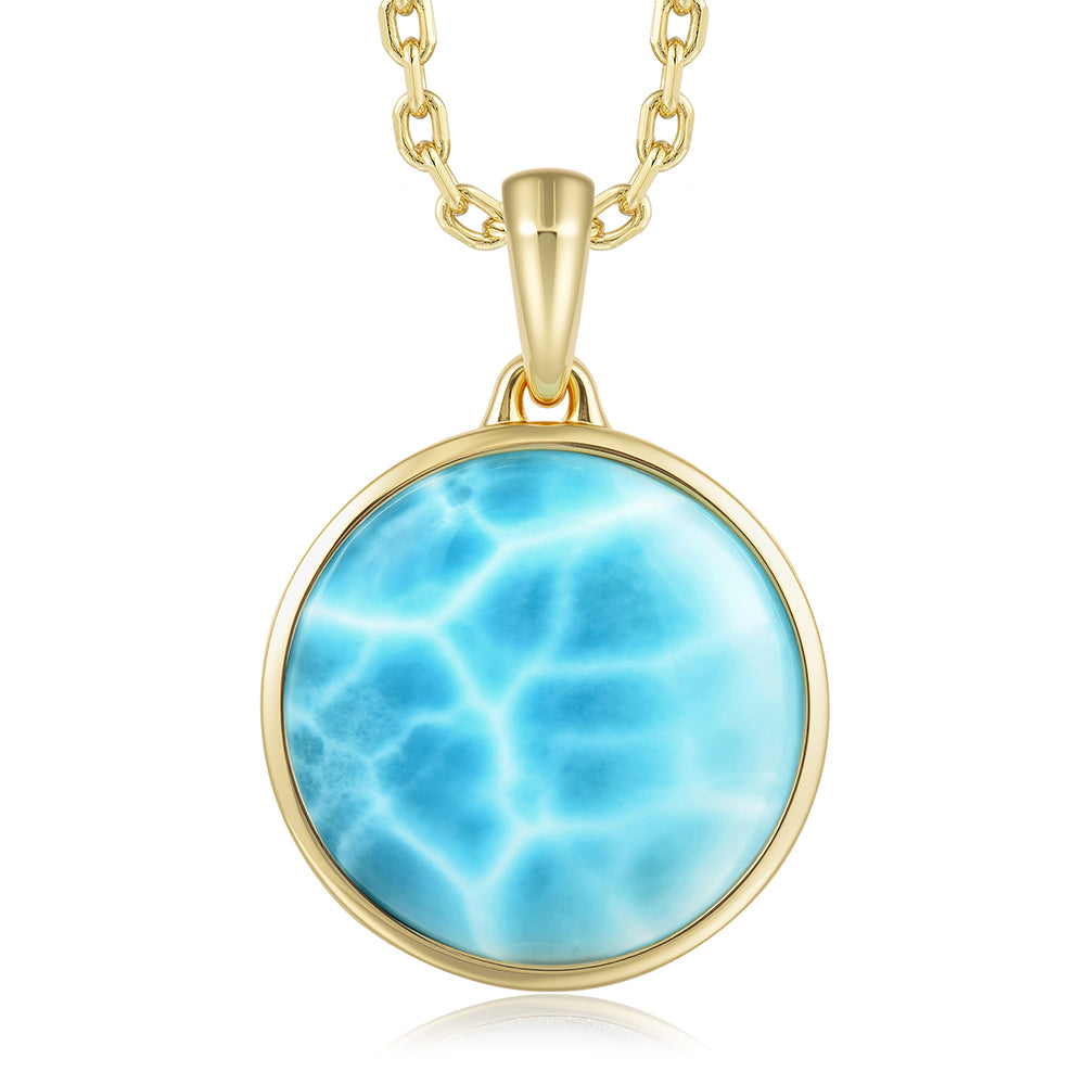 Everyday Pendant - Larimar - 0086