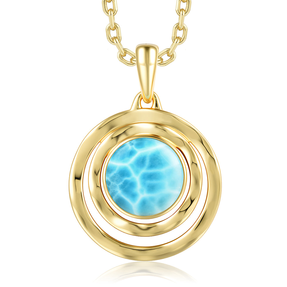Everyday Pendant - Larimar - 0087