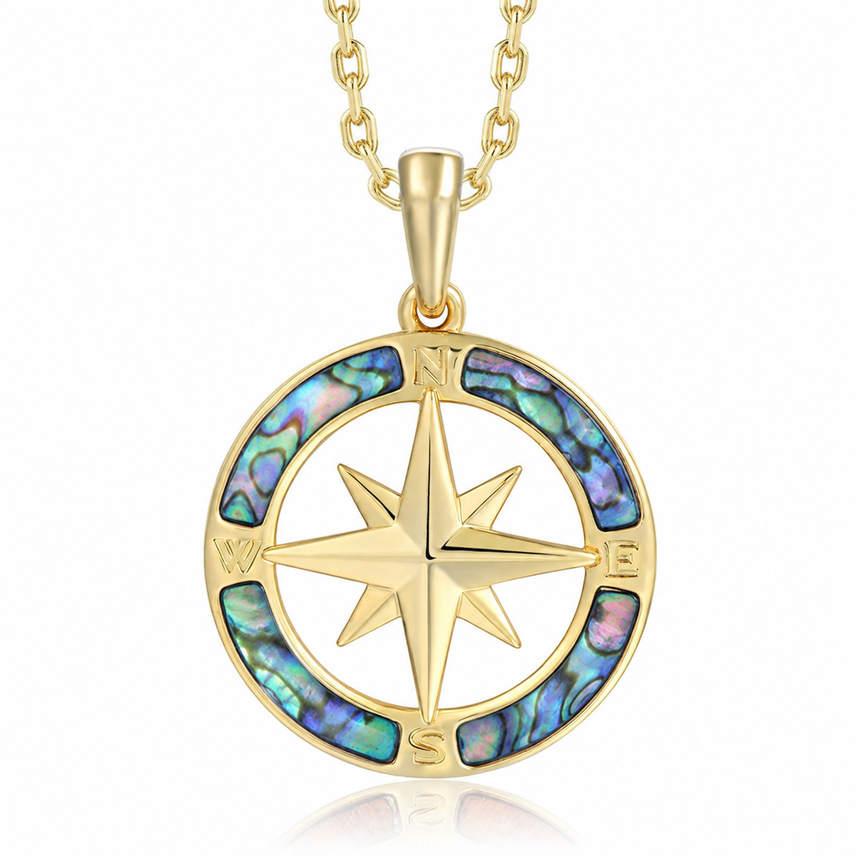 Statement Pendant - Abalone - 0088
