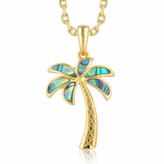 Island Icon Pendant - Abalone - 0091