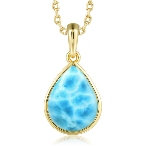 Everyday Pendant - Larimar - 0114