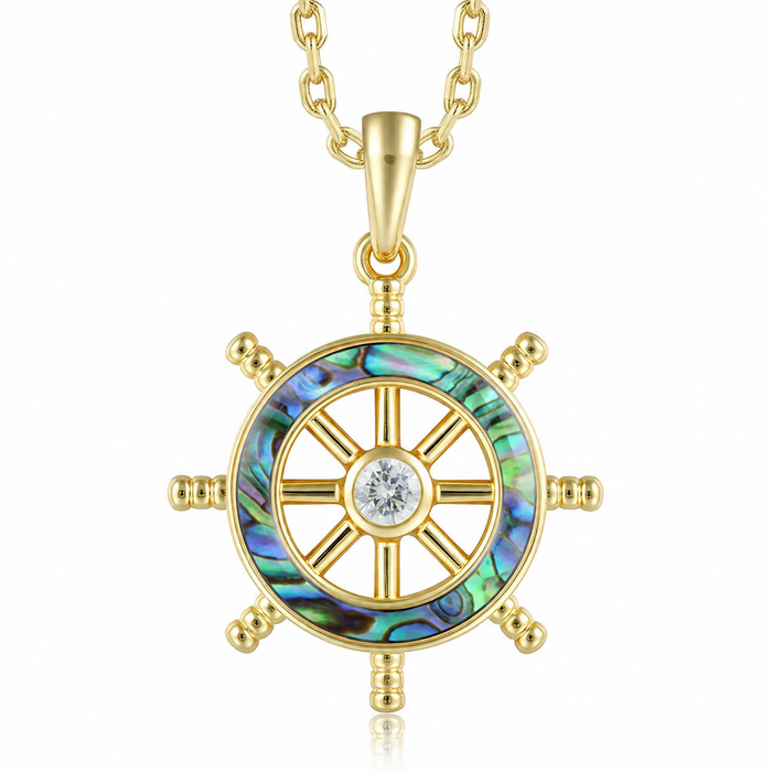 Ocean Pendant - Abalone - 0118