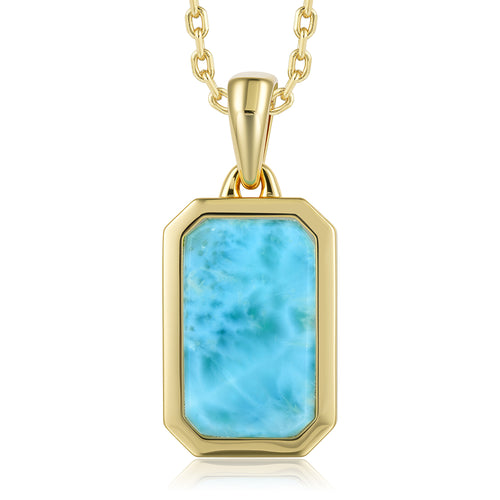 Everyday Pendant - Larimar - 0120